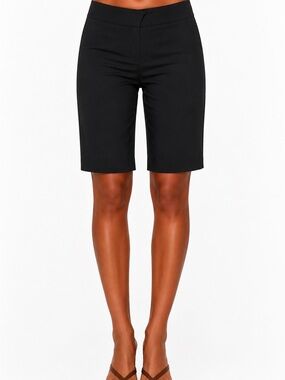 Penmans Black Tailored Bermuda Shorts